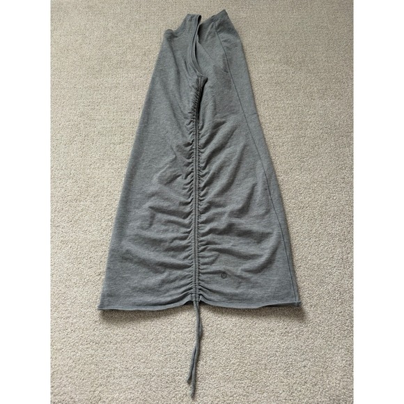 Lululemon Cinch It Dress Heathered Medium Grey - Picture 7 of 9